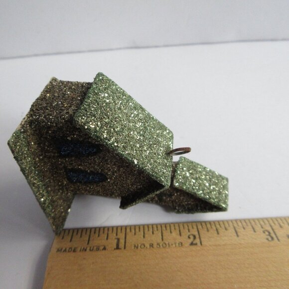 Mica Putz House Miniature Ornament 1950s Japan Christmas Village Church Vintage - Picture 9 of 10